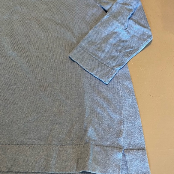 Talbots Blue Cashmere Blend Sweater - Picture 3 of 8